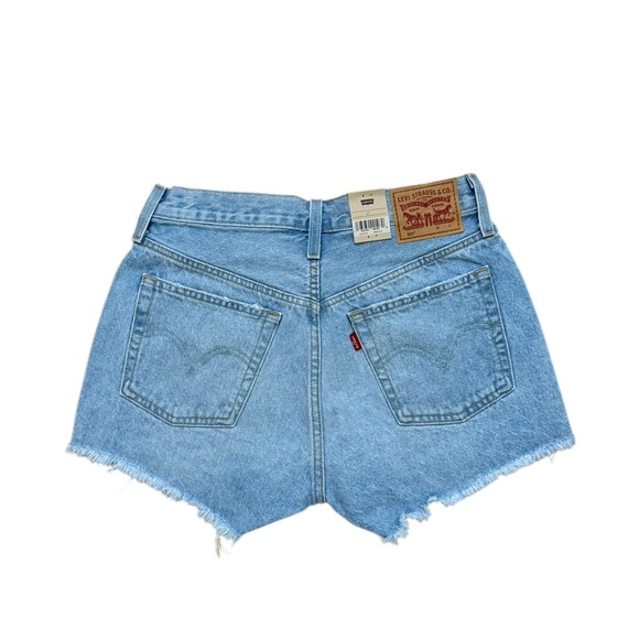 Levi's Light Blue Denim Women's Shorts - Picture 4 of 5